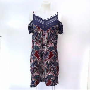 Xhileration Dress Womens Small Cold Shoulder Knit